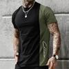 Men's Polo Shirt with Crown K Logo, Slim Fit Street Top