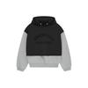 Fear of God Essentials Свитер с капюшоном из нейлонового флиса Светло-серый меланж/Иссиня-черный Мужские Топы Разноцветный 202SP244326F