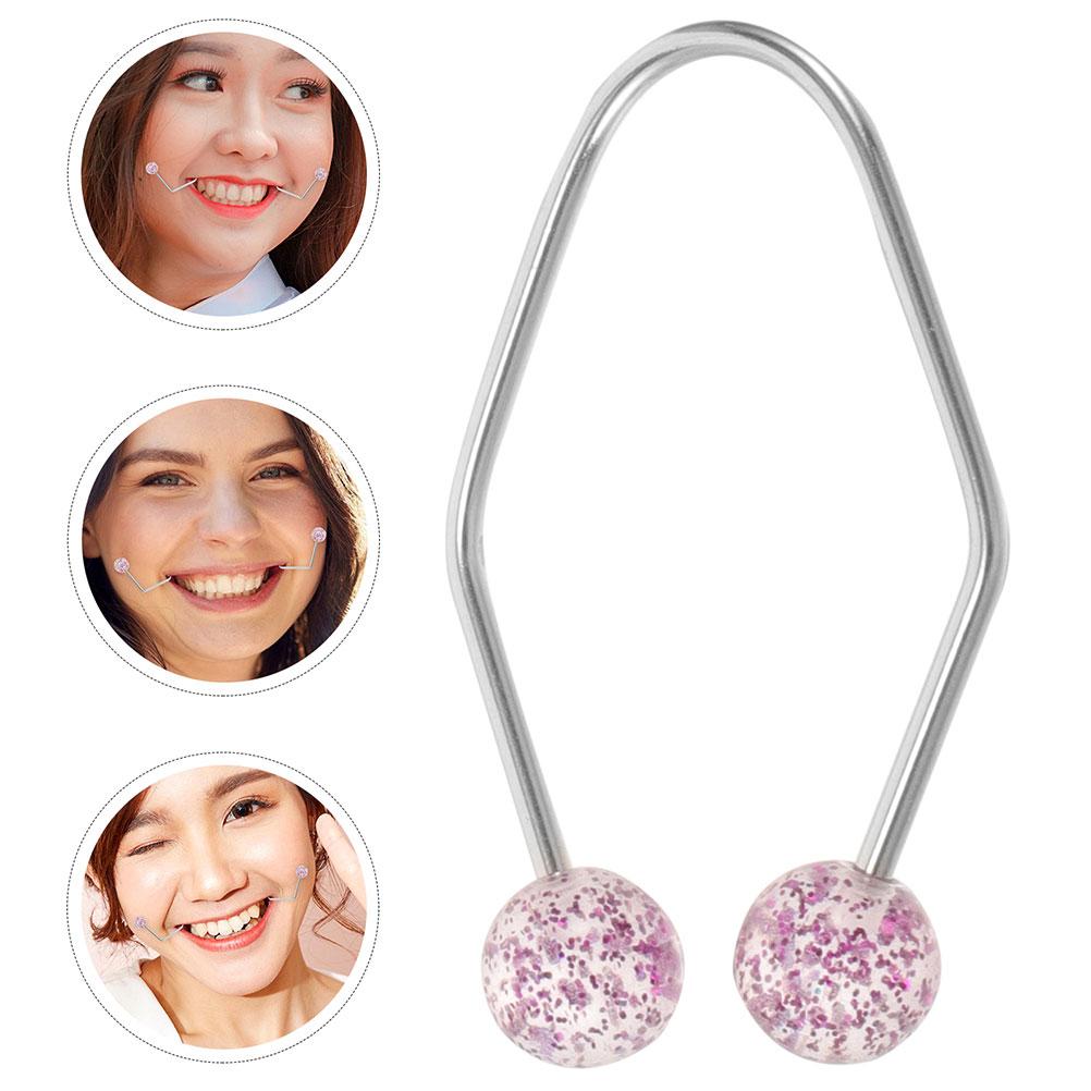 2 шт. Металлический тренажер для создания ямочек, тренажер для создания ямочек, формирователь, нержавеющая сталь, массажер для лица
