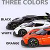 Koenigsegg Jesko Attack Суперкар Симуляция Литые и Игрушечные Транспортные Средства Звуки и Свет Машинка с Инерционным Двигателем 1:32 Подарки из сплава для детей