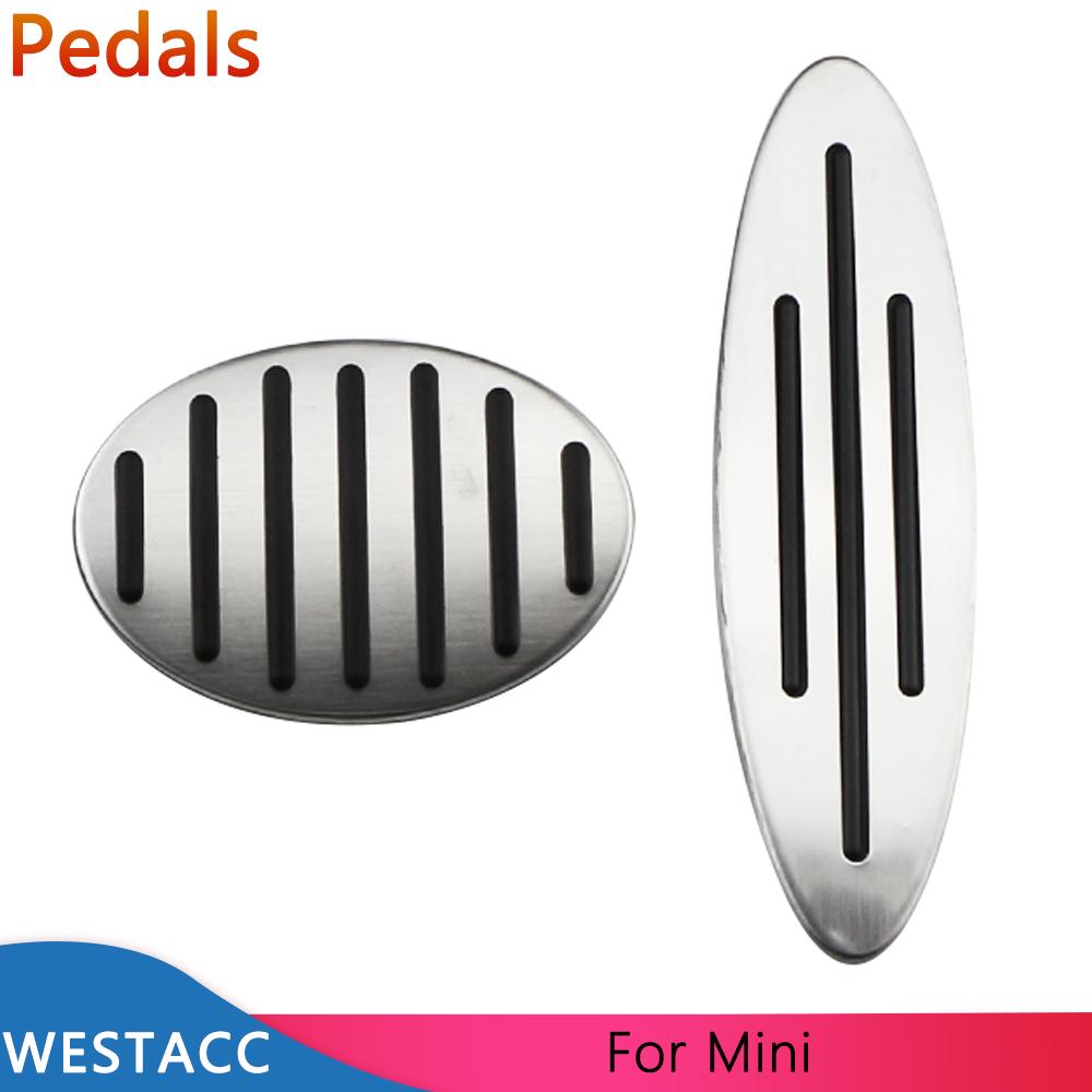 Автомобильные педали газового тормоза, педаль сцепления для MINI Cooper One Hatch Hardtop Countryman JCW R56 R60 R61 F54 F55 F56
