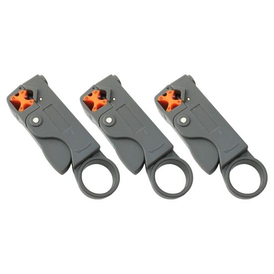 1/2/3 шт. вращающийся коаксиальный коаксиальный кабельный резак с регулируемой глубиной резки компактный дизайн портативный коаксиальный кабельный резак