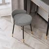 Nordic Vanity Stool Modern Home Furniture Luxury Makeup Chair INS Soft Seat Bedroom Dressing Table Simple Back Leisure Chair