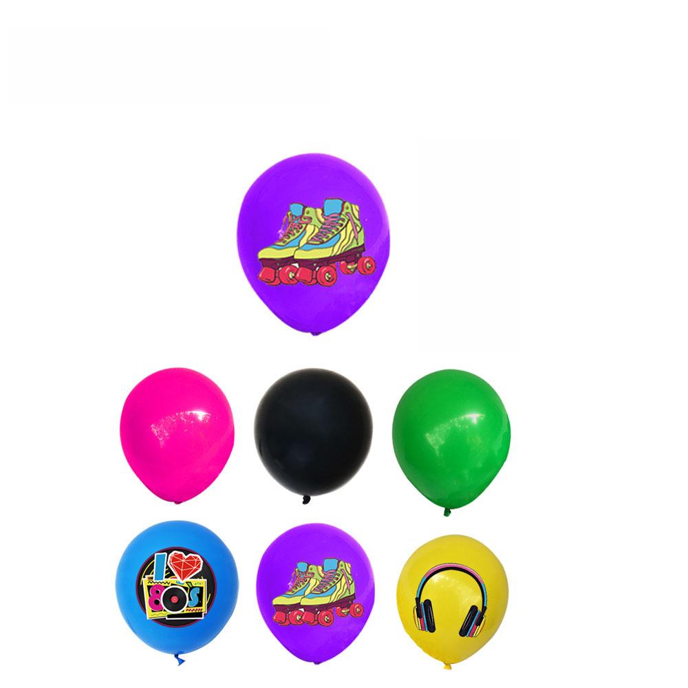 Принадлежности для вечеринки в стиле 80-х Одноразовая посуда Бумажные тарелки Бумажные стаканчики Бумажные салфетки Украшение для вечеринки по случаю дня рождения мальчика