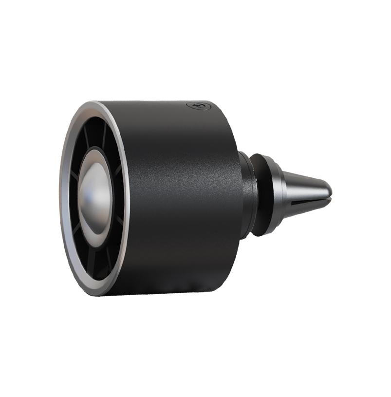 Новый автомобильный мини-вентилятор, вентилятор для воздуховода, градиентная красочная подсветка, зарядный порт Type-C, подходит для 99% автомобильных вентиляторов-клипс для воздуховода