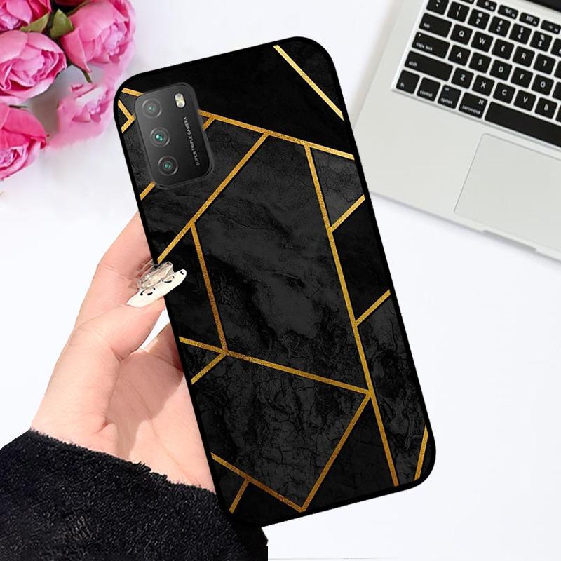 Для Xiaomi Poco M3 4G Чехол M2010J19CG Ударопрочный Мягкий Силикон ТПУ Чехол для Телефона Для Poco M3 Pro 5G M2103K19PG Coque Funda Мультяшный