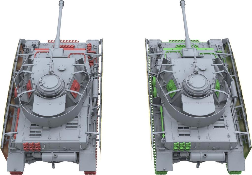 Border Model 1/35 German Panzer IV Ausf. H Early/Mid Production (2-in-1 Kit) Plastic Model Assembly Kit BT005