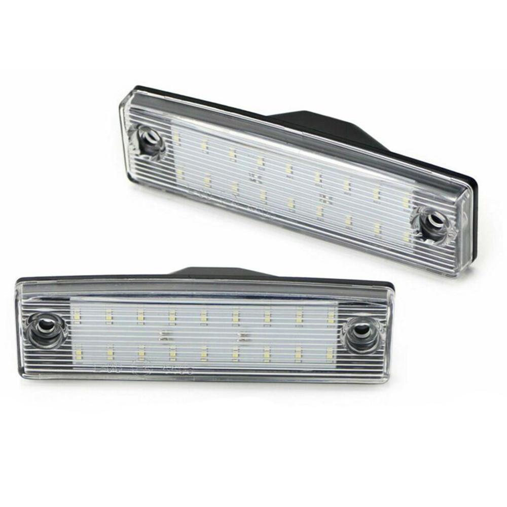 2 шт. Белые светодиодные фонари номерного знака для Toyota 4Runner 1996-2020 Sequoia 2008-19