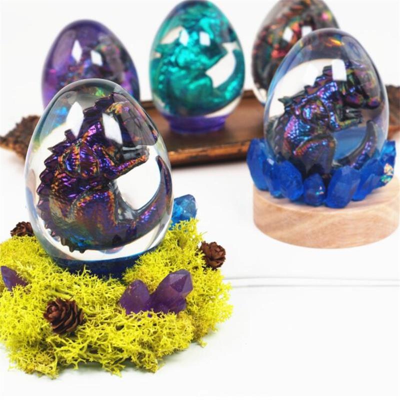 2 шт., смоляная форма для яйца дракона, сделай сам, милая силиконовая форма для динозавра для смолы, эпоксидная форма для яйца, ручная работа