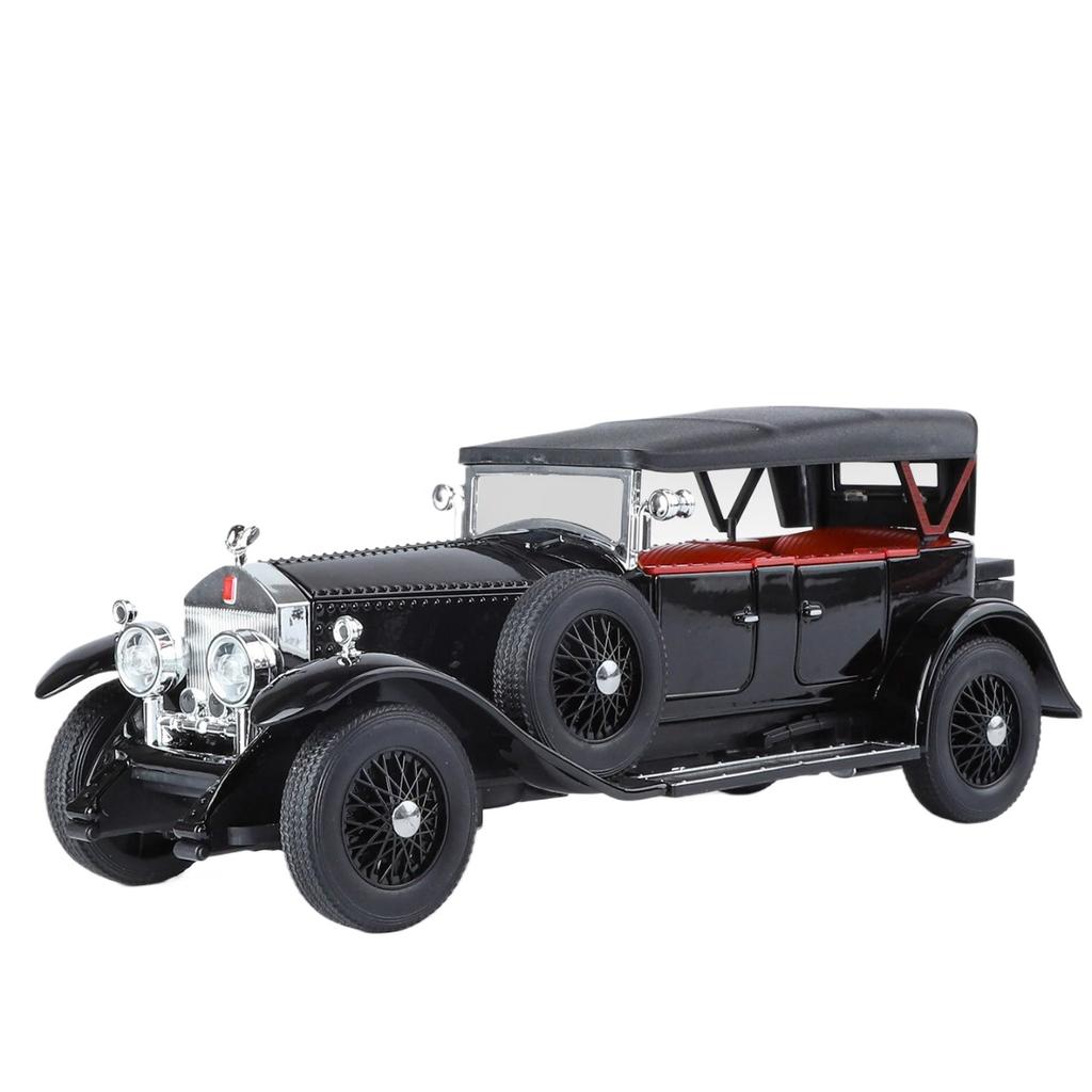 1/24 Rolls-Royce Phantom I Сплав Классическая Модель Роскошного Автомобиля Литой Металлический Игрушечный Ретро Старинные Автомобили Модель Автомобиля Звук и Свет Детский Подарок