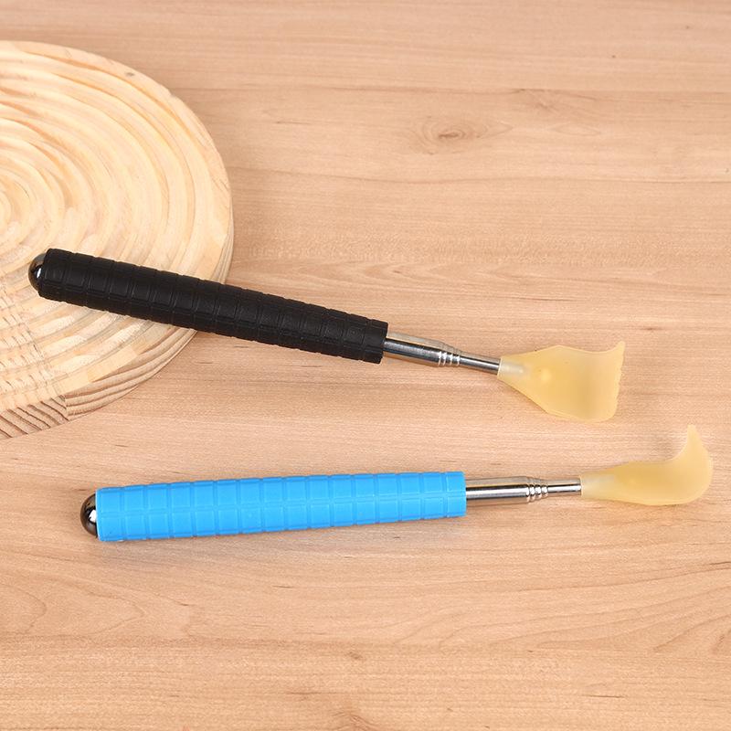 Портативная выдвижная чесалка для спины в виде бычьего рога для дома и путешествий