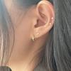 youngglow 14k tripple bar piercing