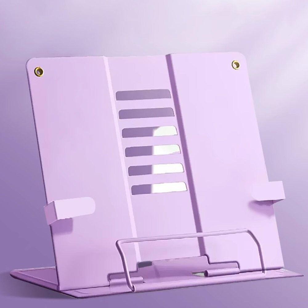 Multicolour Foldable Support Rack Adjustable Adjustable Stand Durable Book Reading Stand Tablets