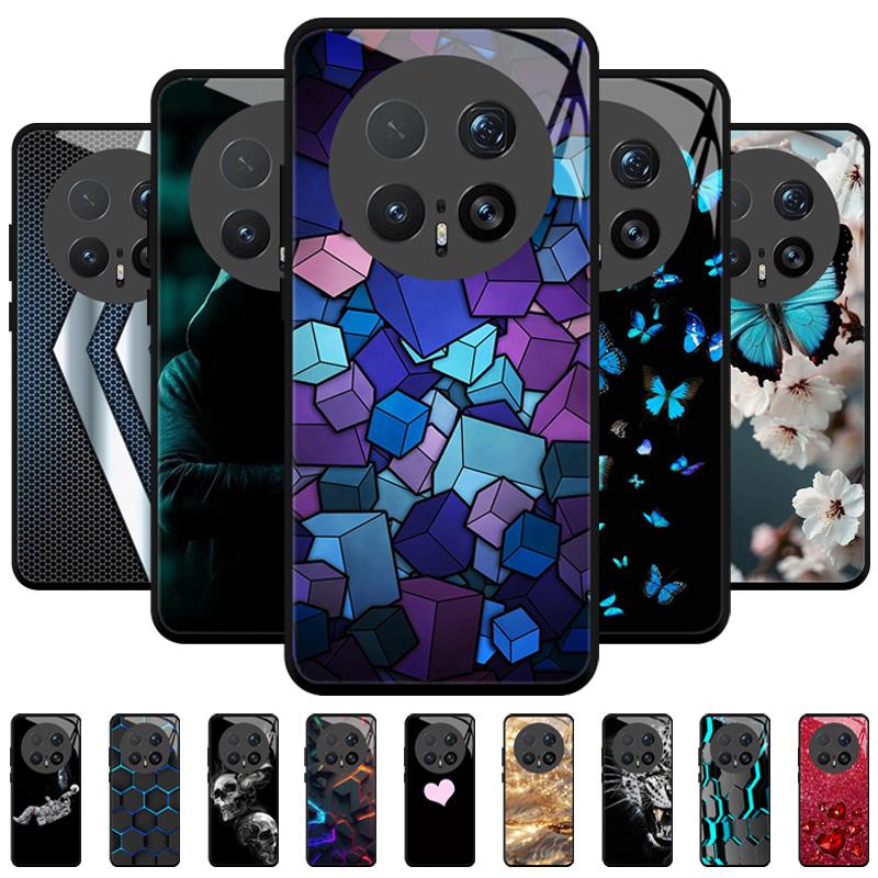 Для чехла-крышки Magic8 Pro Для Honor Magic 7 8 Lite 5 6 Magic6 Magic8 Pro Закаленное стекло Чехлы для телефона Защита камеры Funda Etui