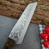 Японский нож, стальные кухонные ножи ручной работы, ножи для обвалки, ножи шеф-повара, нож для нарезки мяса Сантоку, нож для мяса