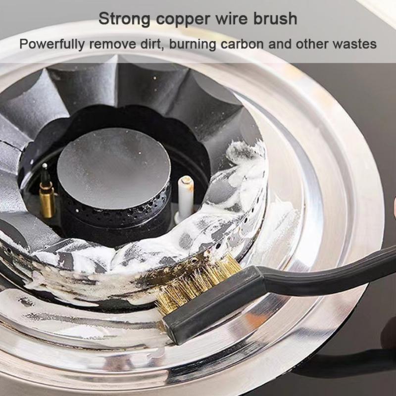 3 шт. проволочная щетка для очистки газовой плиты, кухонные инструменты, щетка из металлического волокна, сильная дезактивация