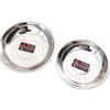 Non-Magnetic Stainless Steel Round Fruit & BBQ Deep Dish Plate