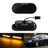 Янтарный светодиодный боковой указатель поворота для VW T5 Golf Polo 3 4 Caddy Bora Jetta Fox Seat Altea Ibiza Leon Ford Указатель поворота