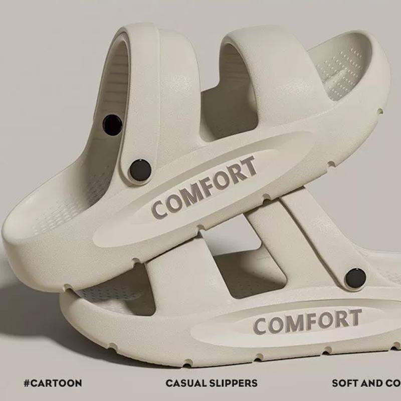 Fashion Kidmi Slippers For Men And Women New EVA Material Wear-resistant Thick-soled Home Slippers Couples Non-slip Comfortable Slippers