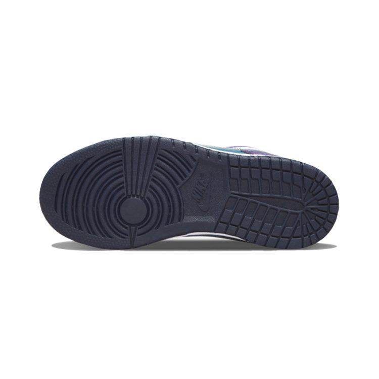 Nike Кроссовки Dunk Vintage Низкие Скейтбордические Сине-Фиолетовые Детские Возраст 3-7 Лет DH9756-300