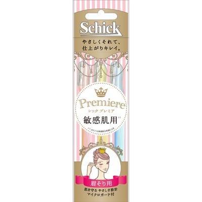 Sic japan Cic. Premier L Disposal for Sensitive Skin for Eyebrows - 3 одноразовые бритвы Одноразовые женские бритвы Перед бритьем нанесите