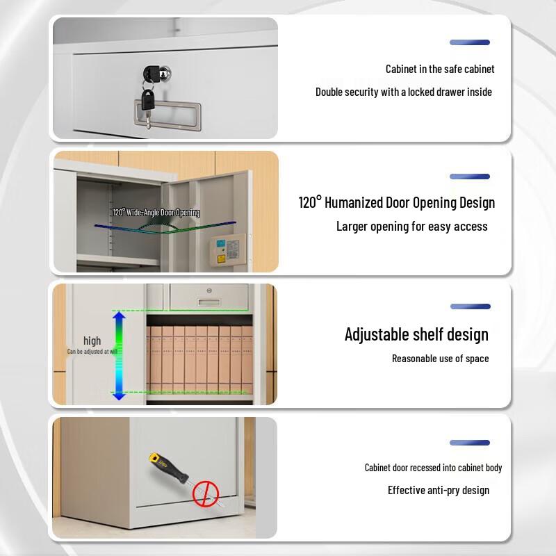 Aerospace Runpu HT-904 Confidential Fingerprint File Cabinet