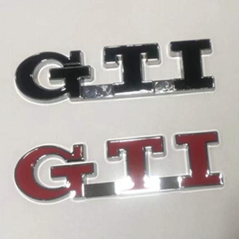 Совместимый с Volkswagen Polo, Golf 6 и 7 Эмблема GTI - Персонализированная металлическая наклейка на автомобиль для модификации и украшения.