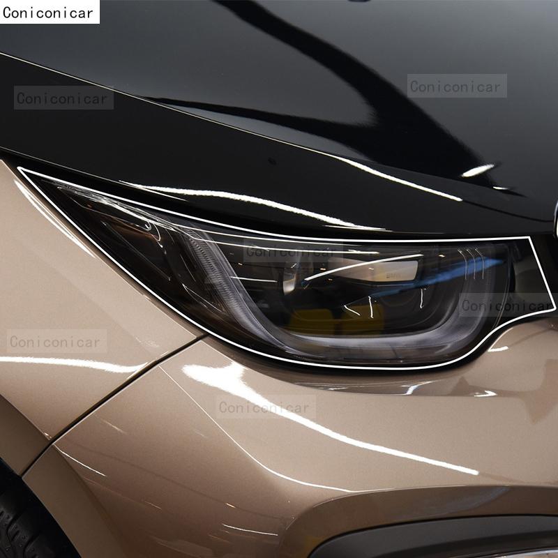 Car Headlight Protection Transparent Repair Anti-Scratch Protective Film TPU Stickers For BMW I3 I01 2013- Accessories