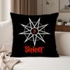 Наволочка для подушки Slipknot Heavy Mental Music Подходит для спален, гостиных, автомобилей, домашнего декора
