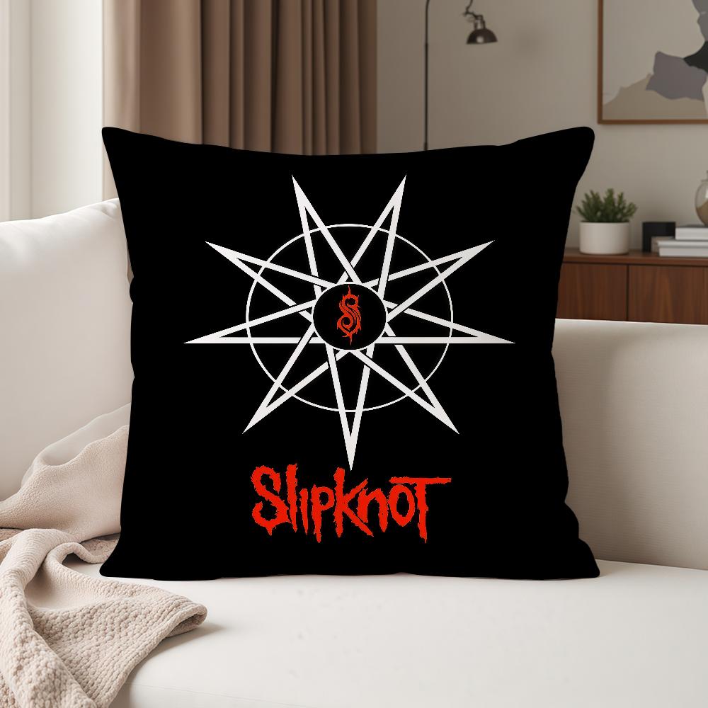 Наволочка для подушки Slipknot Heavy Mental Music Подходит для спален, гостиных, автомобилей, домашнего декора