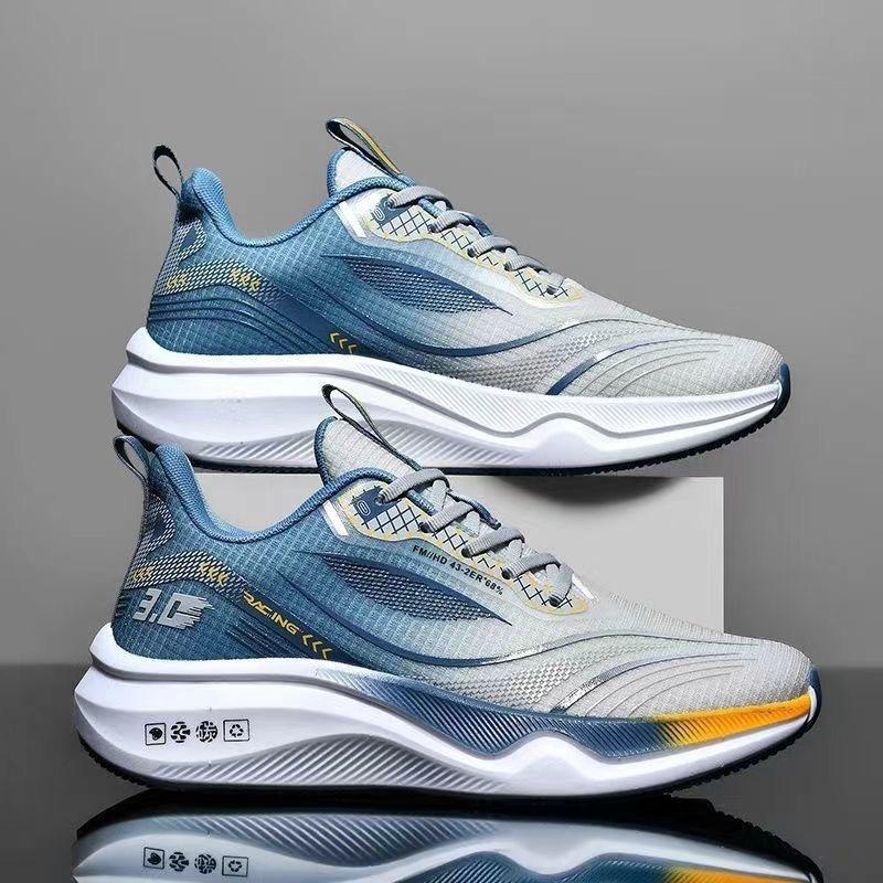 Men's shoes breathable sports shoes deodorant casual sports running shoes platform non-slip mesh shoes men