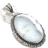 Dendrite Opal Handmade 925 Sterling Silver Jewelry Pendant 2.60" Q4K53