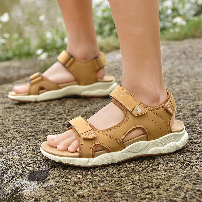 Summer Hot Selling Men's Roman Sandals Thick Soled Beach Shoes Hollowed Out Men's Camping Casual Shoes Anti Slip Free Delivery