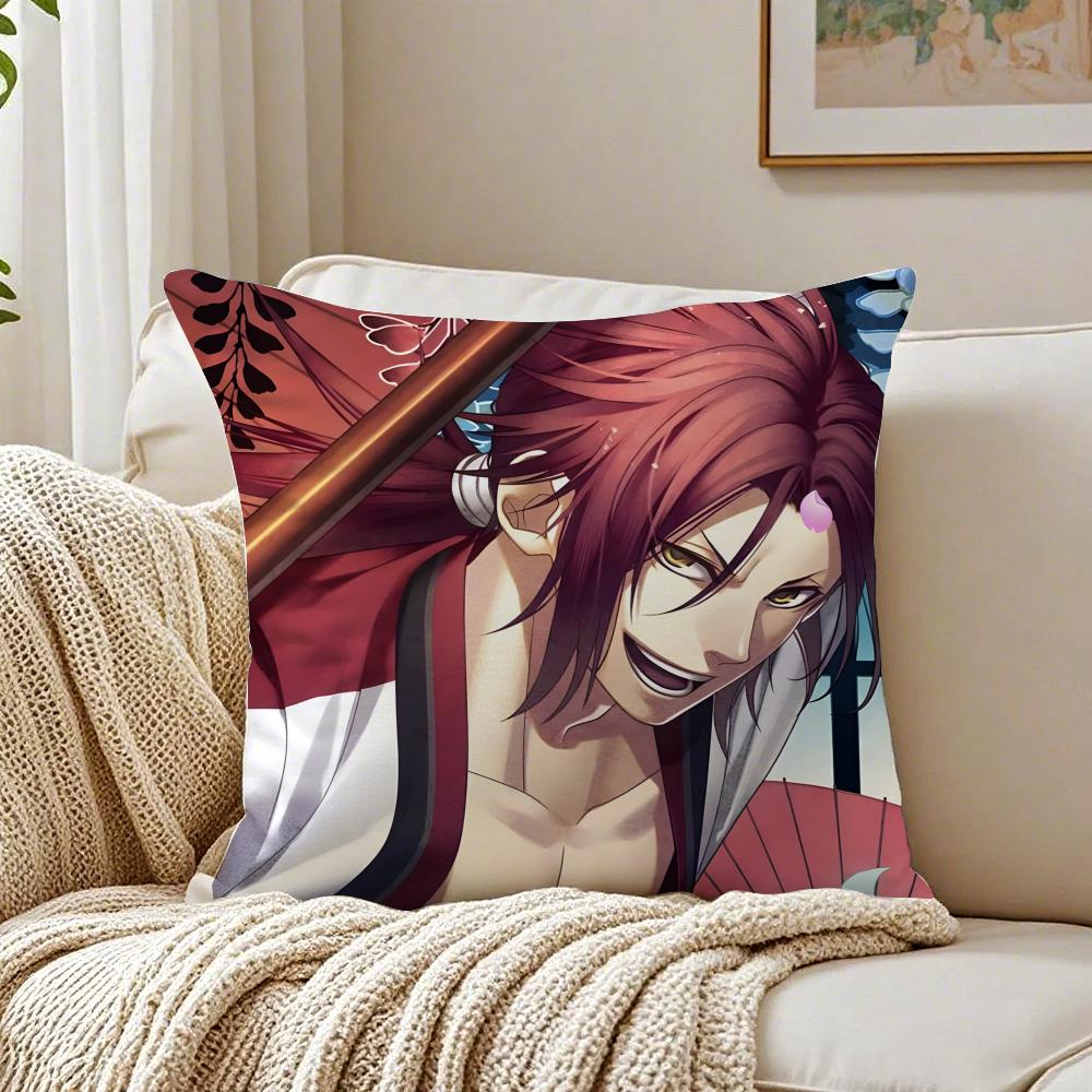 Романтическая японская игра Аниме Hakuoki Наволочка для подушки Защита от пылевых клещей Декор гостиной Диван Подушка Комната