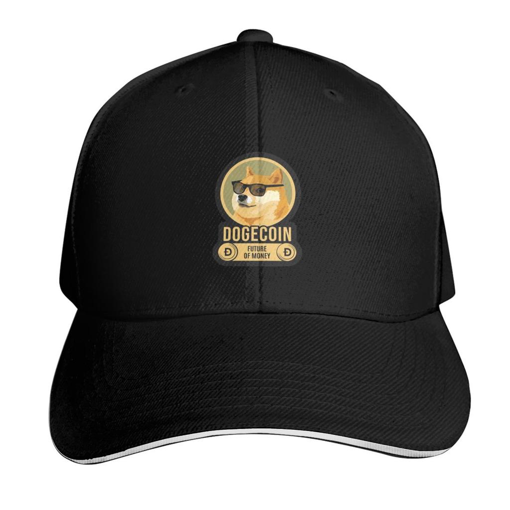 Doge The Dogecoin Funny Bitcoin Cap Fashion Casual Baseball Caps Adjustable Hat Hip Hop Summer Unisex Baseball Hats