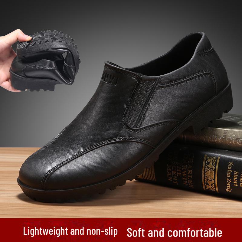 Мужские желтые водонепроницаемые нескользящие резиновые сапоги: Утолщенная рабочая одежда для стройплощадок