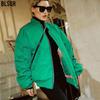 2025 Women's Winter European & American Street Fashion Loose Baseball Jacket (A19518)