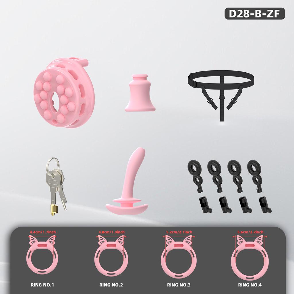 2026 New Concave Chastity Cage Negative Silicone Urethral Lock Male Penis CB Lock Sissy Restraint SM with Catheter Adult Sex Toy