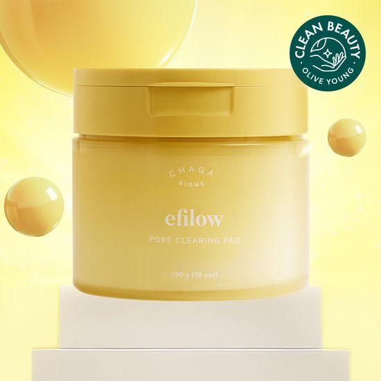 efilow Подушечки для разглаживания пор Chaga Collagen LHA, 70 листов