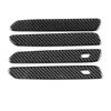 4pcs Carbon Fiber Car Door Handle Stickers For BYD Seal 22-25