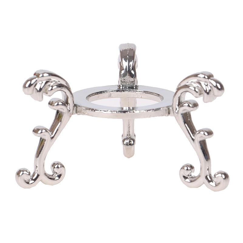 Gold-Plated Display Gemstone Egg Support Base Crystal Ball Stand Holder Ornament