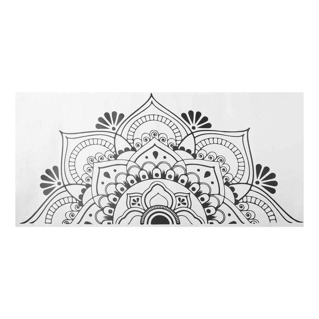 Art Wall sticker Waterproof Bedroom DIY Decor Half Wall Sticker Living Room Mandala Mural Adjustable Beautiful