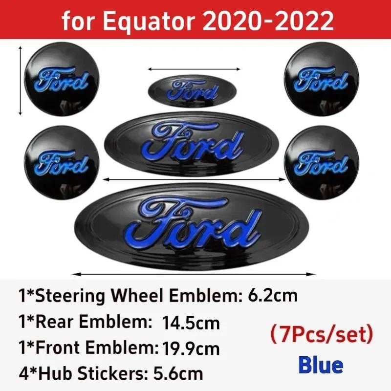 Автомобильная наклейка Ford 2025 Горячий значок автомобиля для Ford Focus Edge Explorer Escape Escape ST Kuga Mondeo Taurus Equator Рулевое колесо Stic