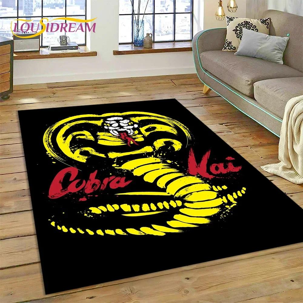 Cobra Kai Classics Телевизионный Ковер Amanda Karate для Спальни Гостиной Домашний Декор Дивана, Игровой Большой Декоративный Коврик для Пола для Детей