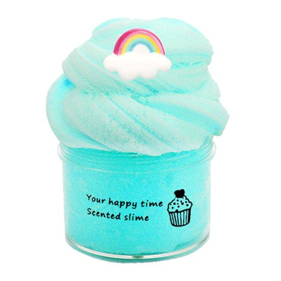 70 мл мягкие эластичные портативные игрушки для декомпрессии DIY фруктовая слизь цветная грязевая игрушка вечерние сувениры