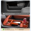 Suitable for Ideal L8/l9 Center Console Underneath Storage Box Silicone Double-layer Organizer Tray Car Interior Accessories