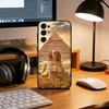 Чехол для телефона 'Пирамиды Гизы' для Samsung S25, S24, S21, S22, S23, S30, Ultra, S20, Plus, Fe, Мягкий силиконовый черный чехол