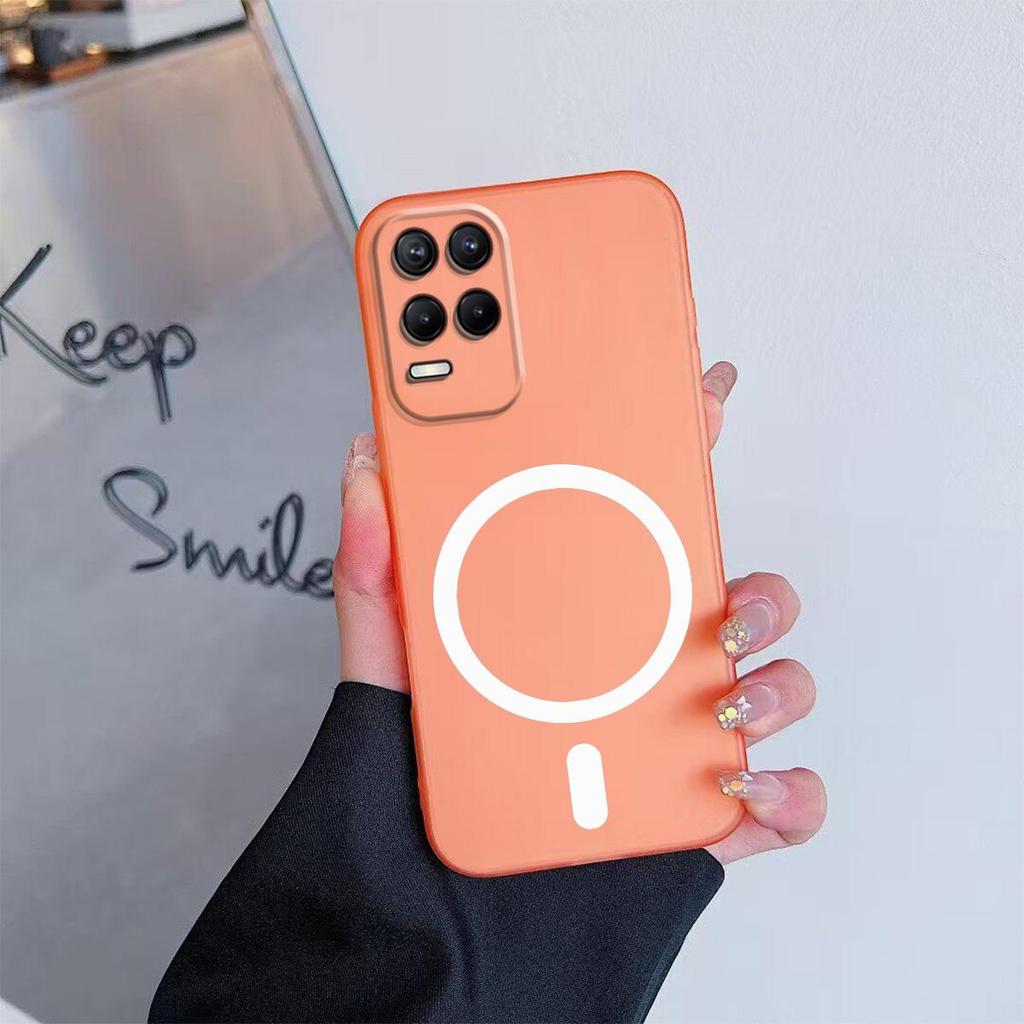 Чехол для realme 8 4G, 8 Pro Премиум Магнитный Матовый Защитный Чехол для Телефона