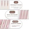 Rose Gold 3Pcs/set Nail Art UV Gel Liner Painting Brushes Drawing Flower Striping Design Manicure Tools Kits