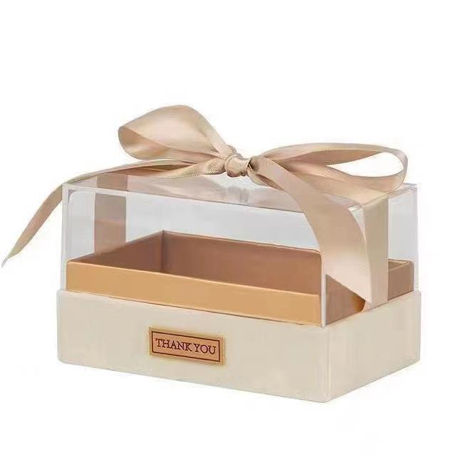 Прозрачная прямоугольная подарочная коробка для свадеб, дней рождений, помады, парфюмерии, конфет и сувениров